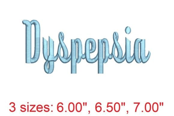 Download Dyspepsia Embroidery Font - Premium Resources