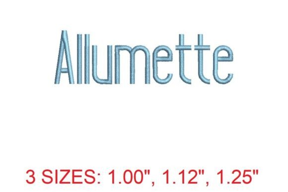Download Allumette Embroidery Font - Premium Resources